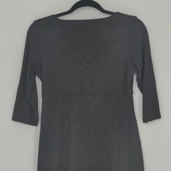 Horny Toad Women's Rosalinda Dress Size Small Organic Knee Length 1/2 Sleeve - Picture 9 of 11